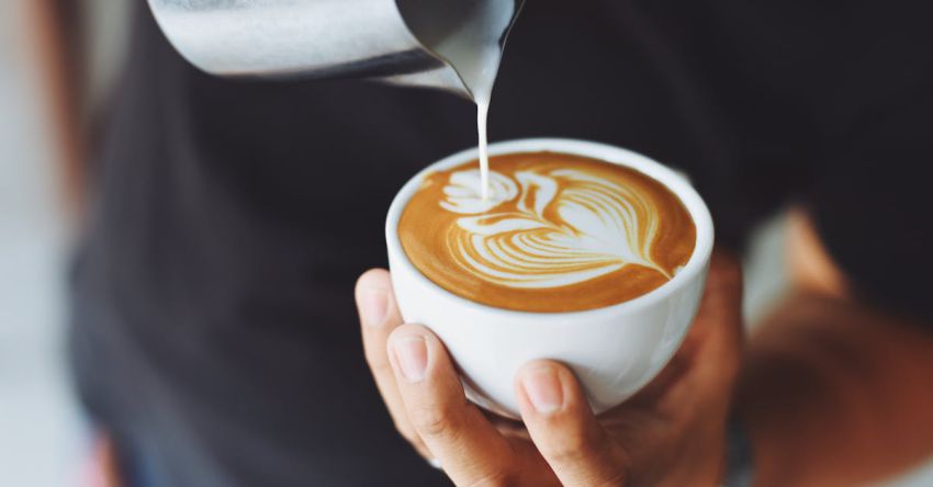 Latte Art - Person Performing Coffee Art